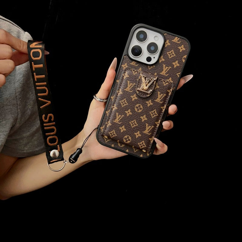 Luxury Classic Color Crossbody iPhone Case