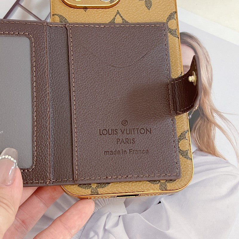 Luxury Classic Color Card Bag iPhone Case