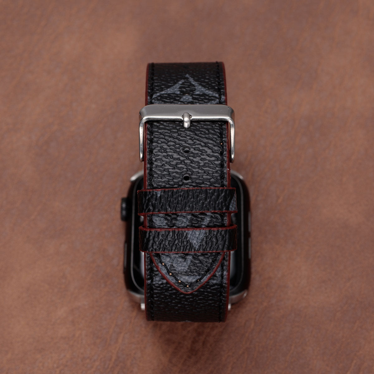 Bracelets Apple Watch en cuir monogramme