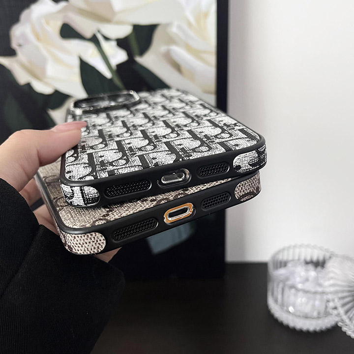 Luxe stoffen iPhone-hoesje met glitterrand
