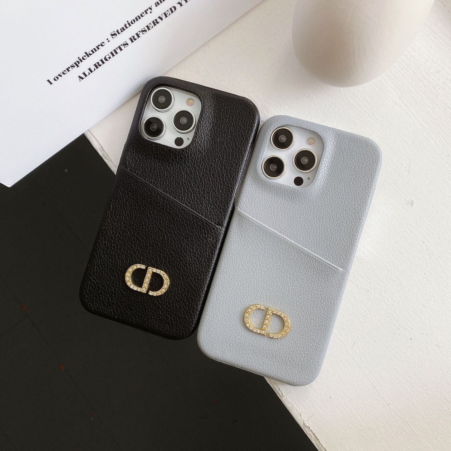 Modische iPhone-Hülle aus Leder