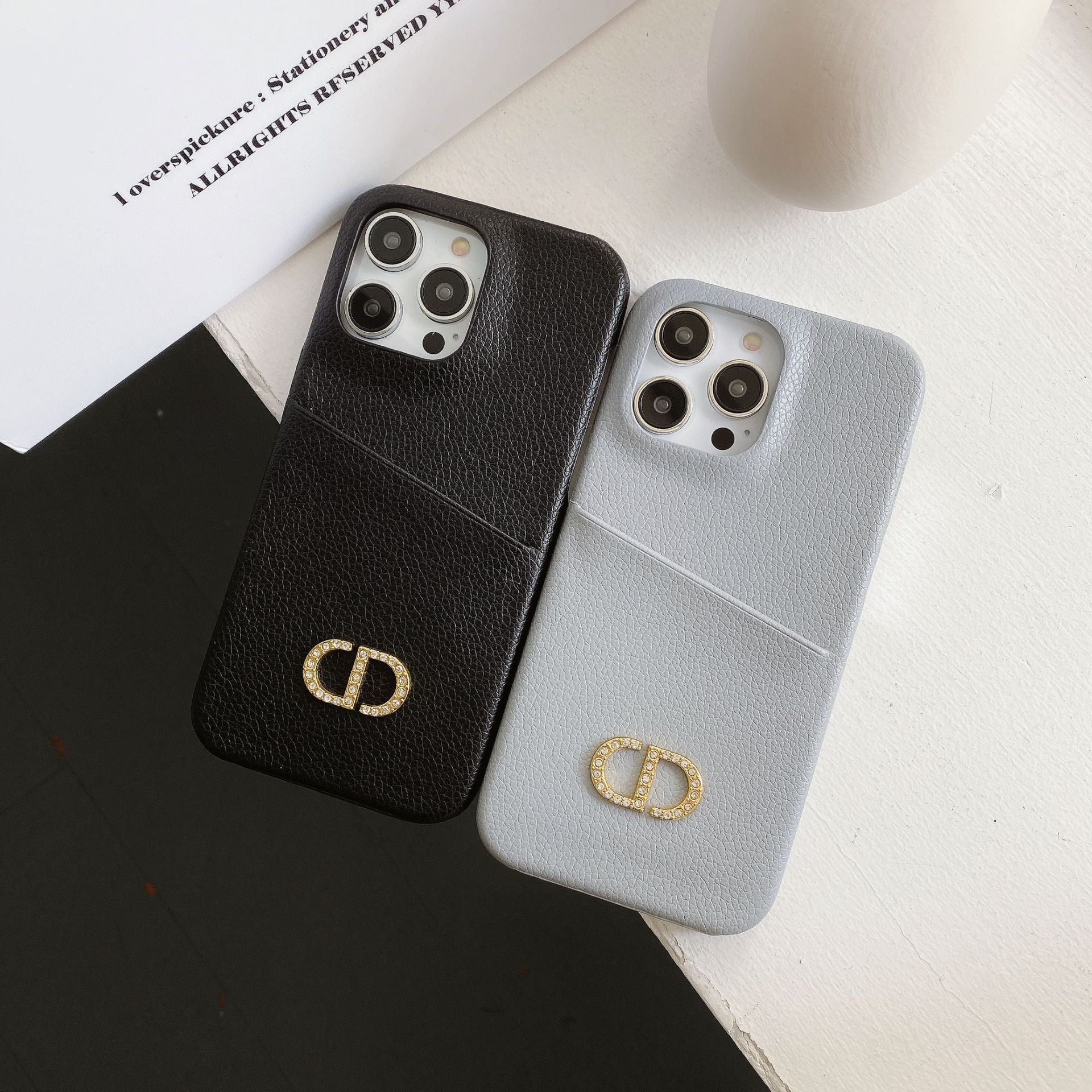 Fashion Leather iPhone Case
