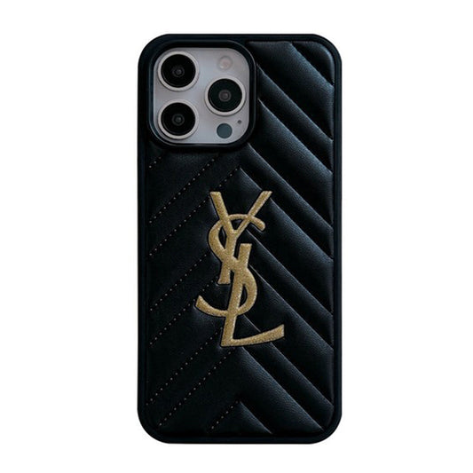 Saint Black & Hvidt læder-iPhone-cover