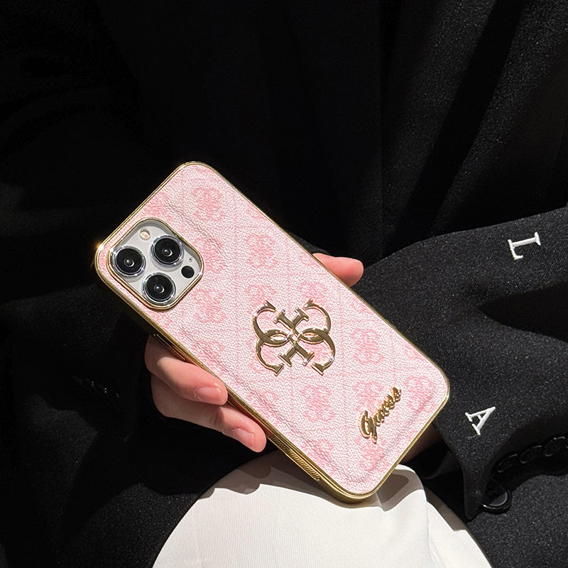 Gue Gold logós bőr iPhone tok
