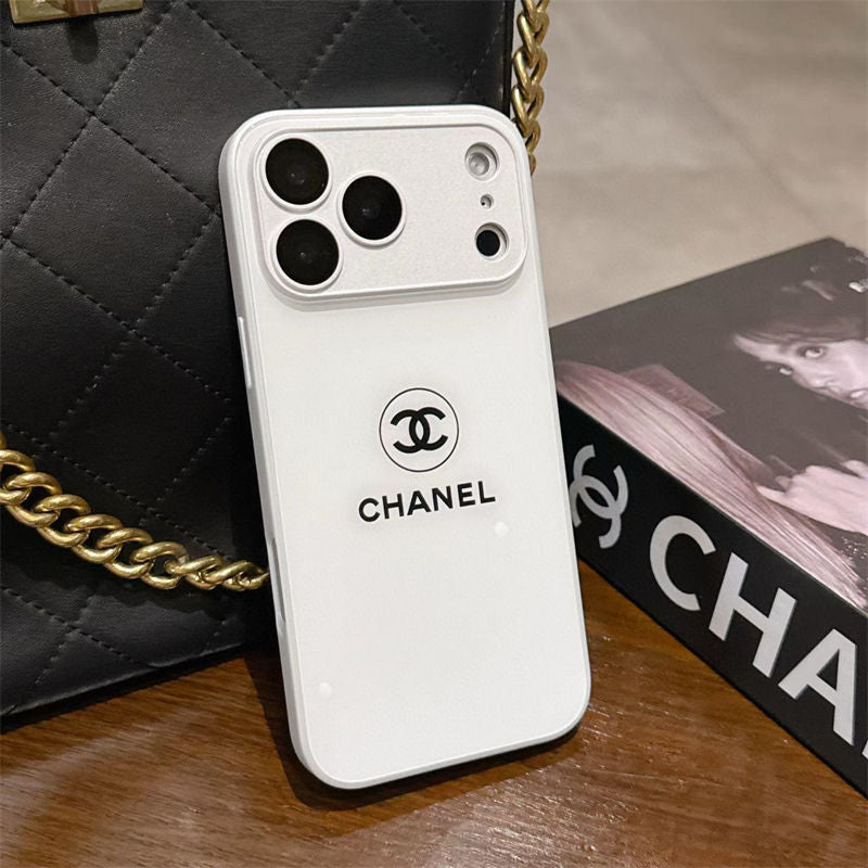 Klassisk Minimalist Luxe iPhone-etui – White Gloss Edition