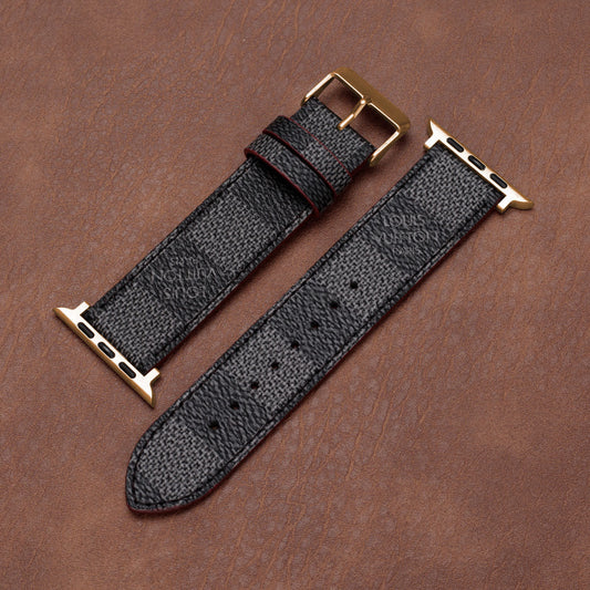 Δερμάτινο μονόγραμμα Apple Watch Bands