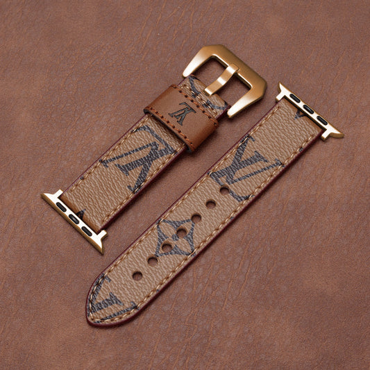 Δερμάτινο μονόγραμμα Apple Watch Bands