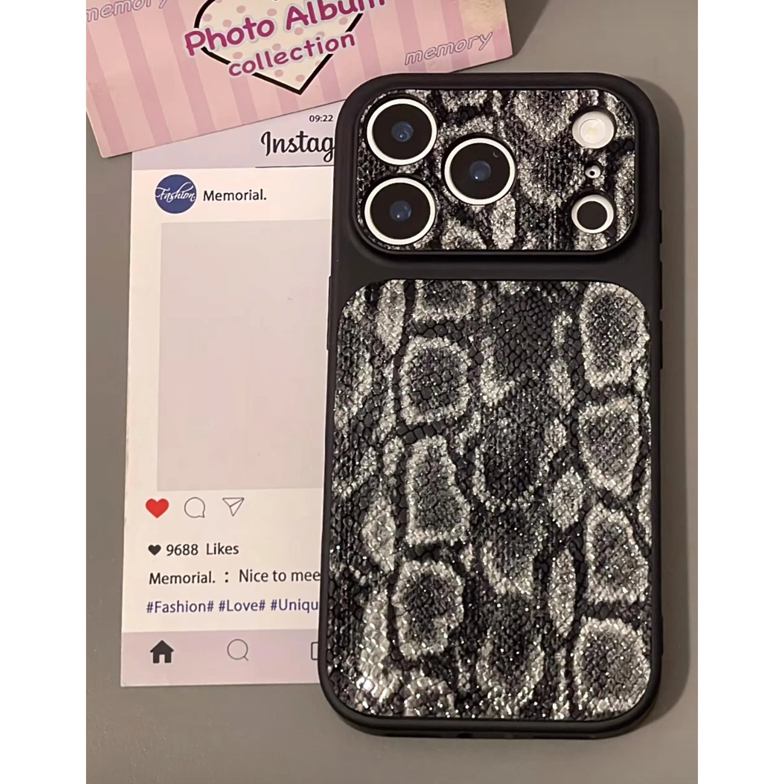 Luxury Snake Skin Texture iPhone Case
