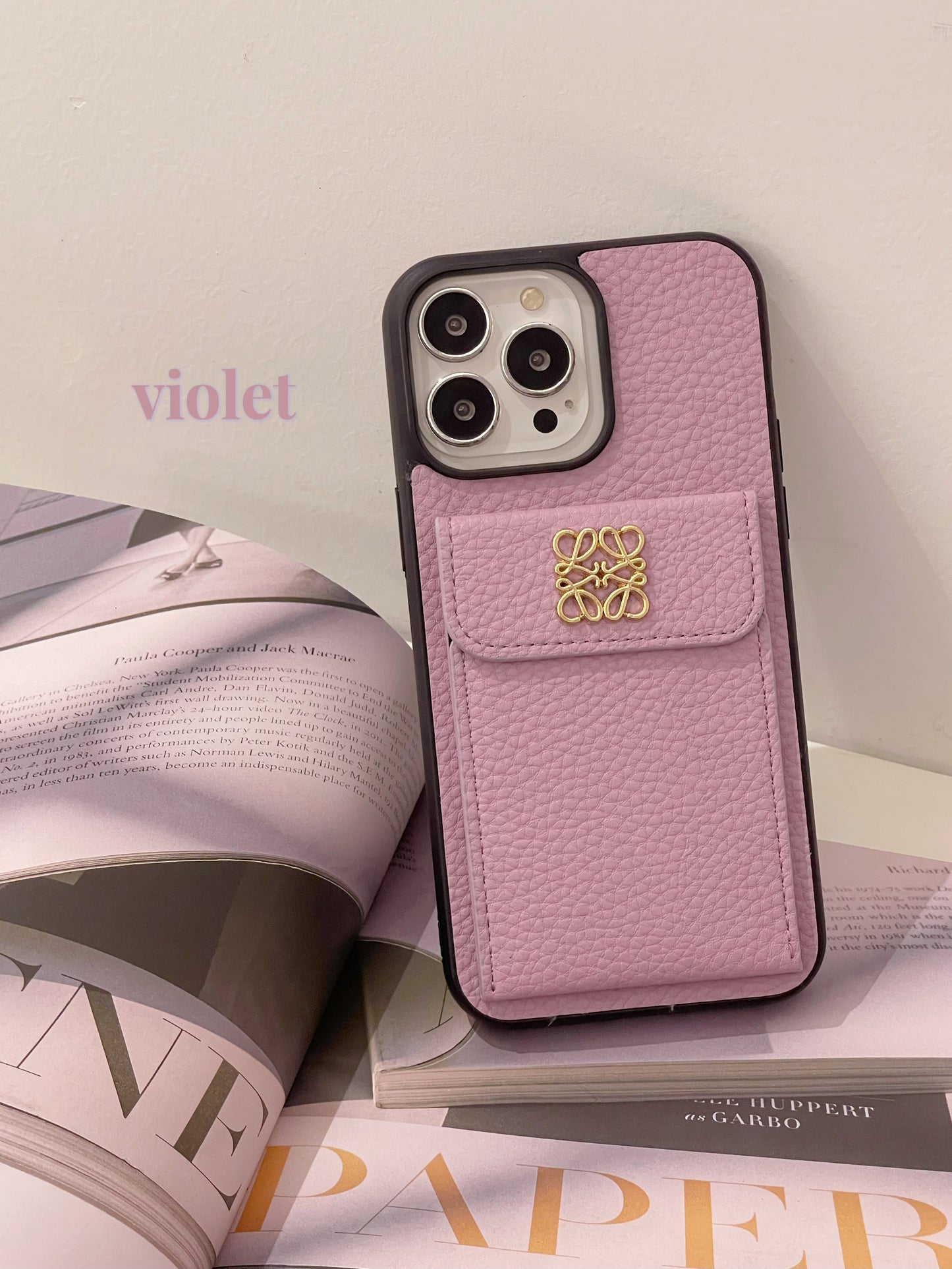 Πολυτελής θήκη για iPhone με θήκη κάρτας Μαύρη-QBK240603