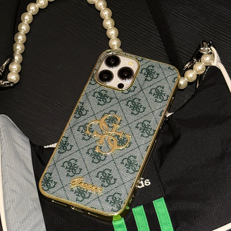 Gue Gold logós bőr iPhone tok
