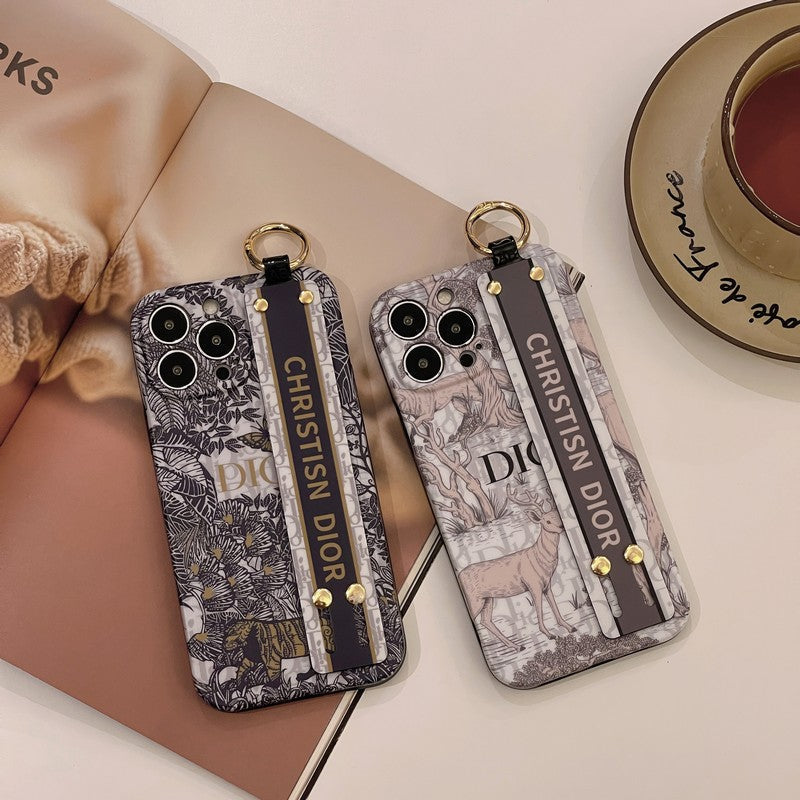 Modische, klassische iPhone-Hülle mit Armband