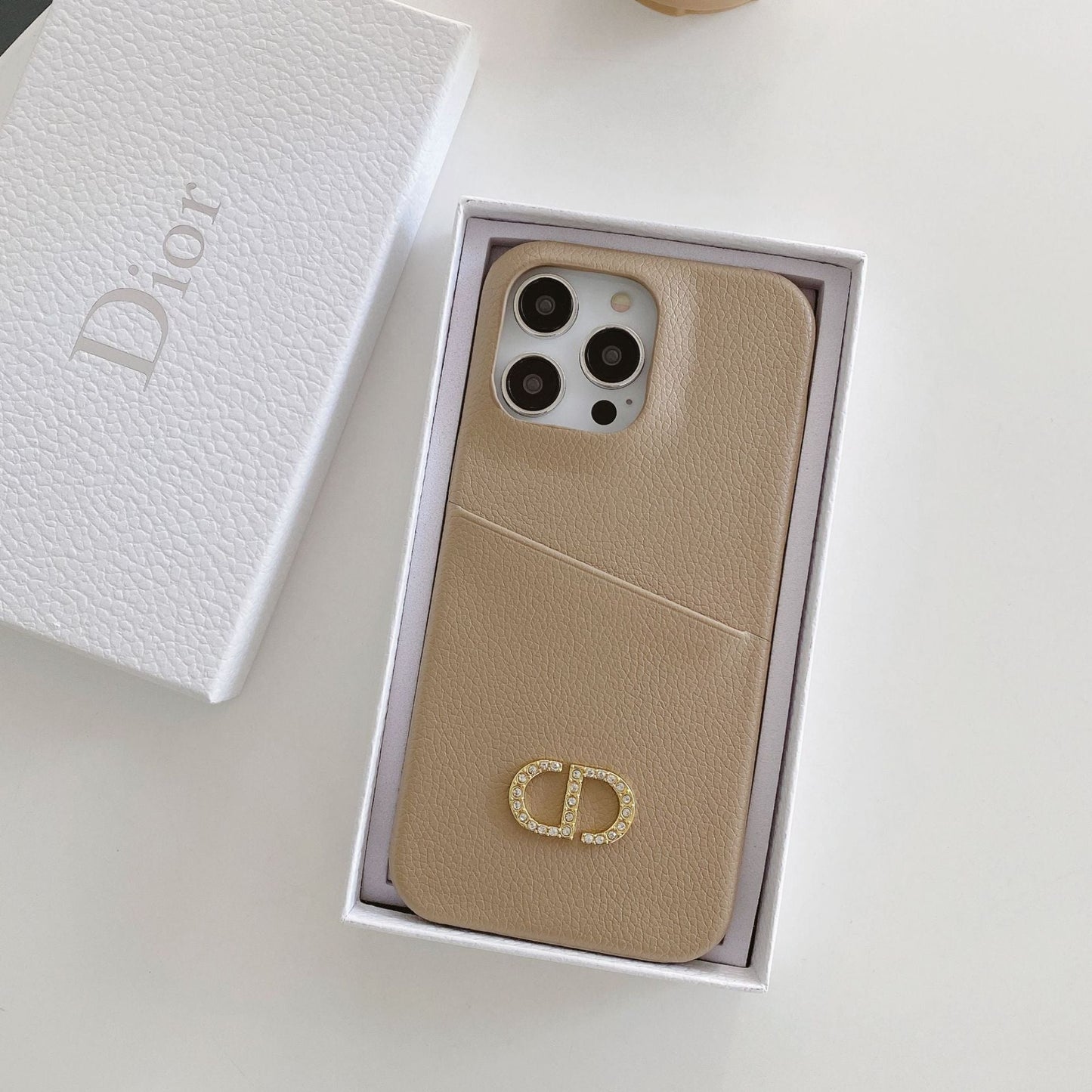 Modische iPhone-Hülle aus Leder