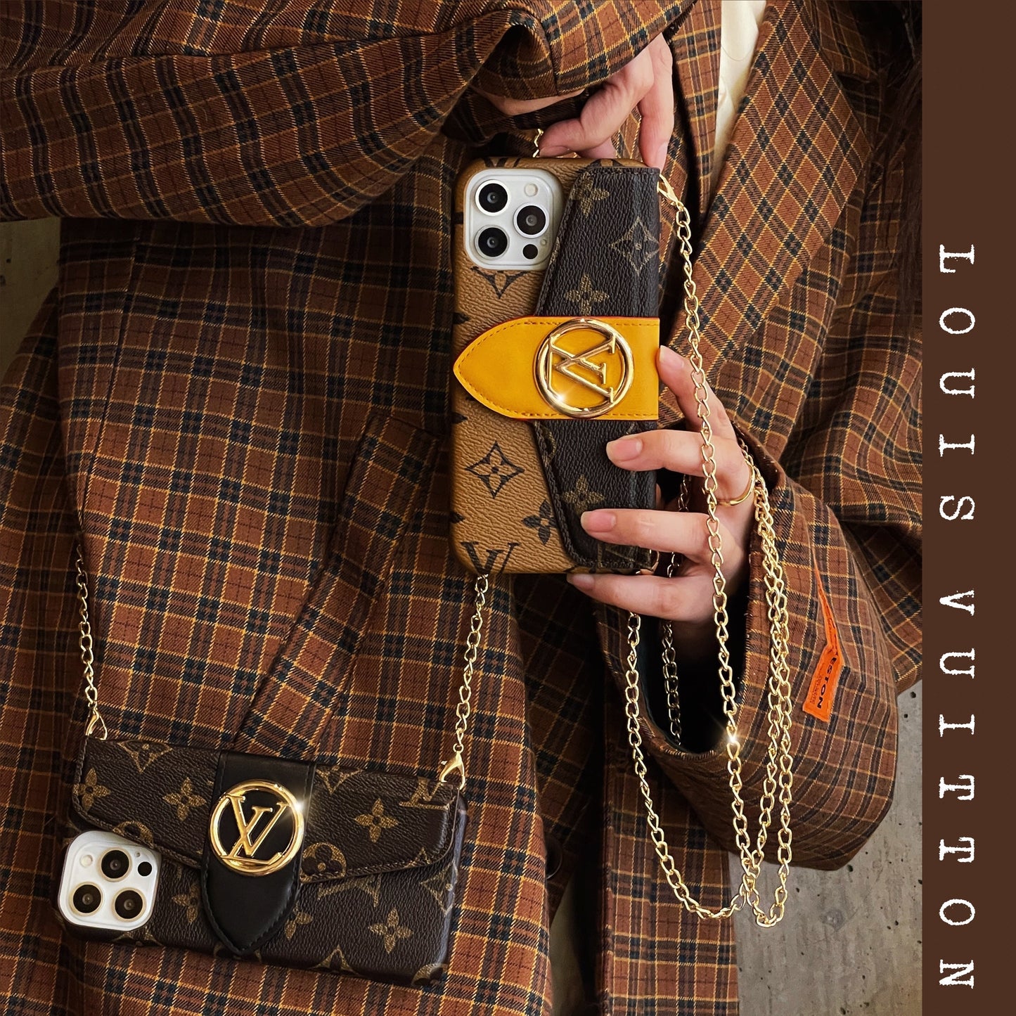 Lukso CrossBody Kartposedanto iPhone-Kazo