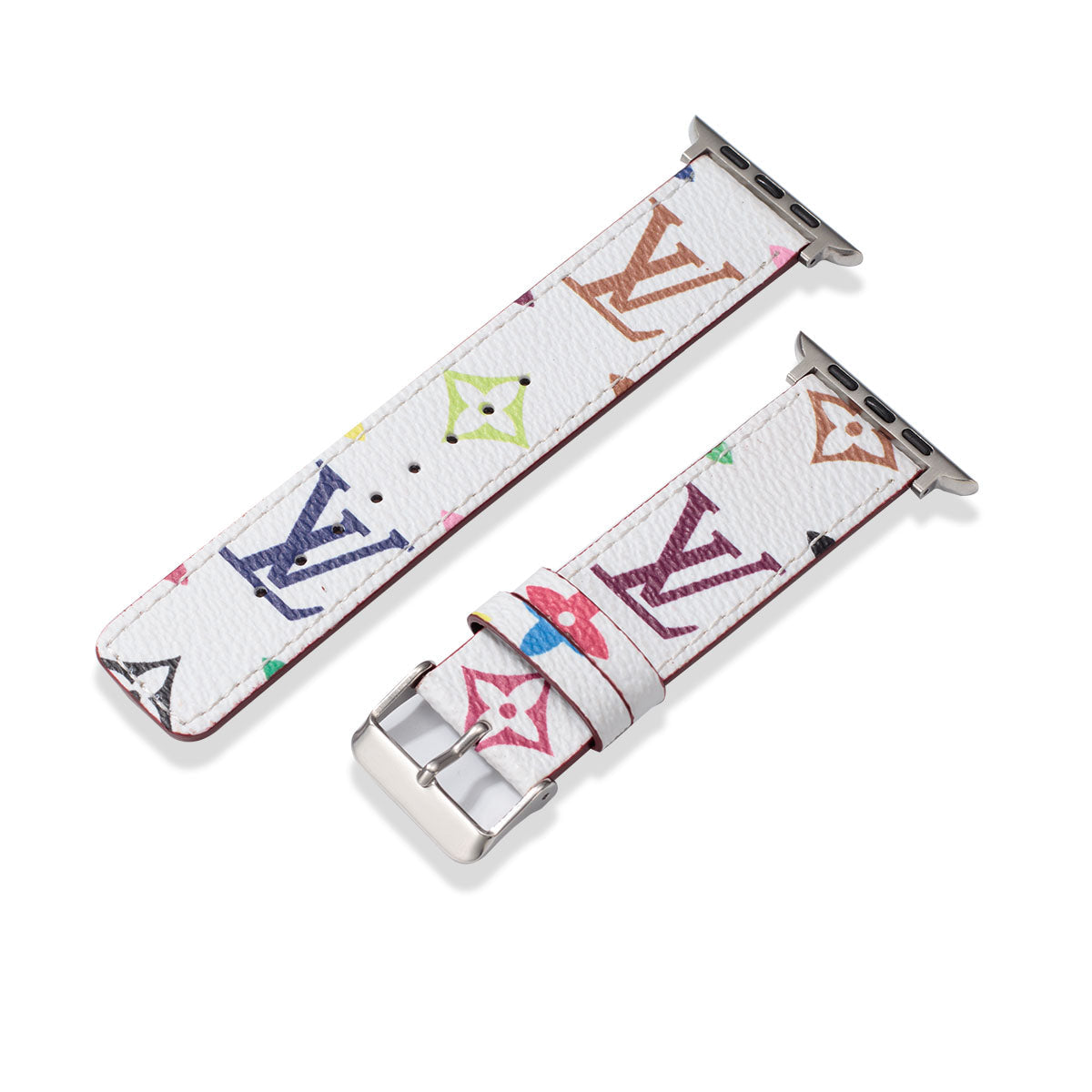 Læder Monogram Apple Watch Remme