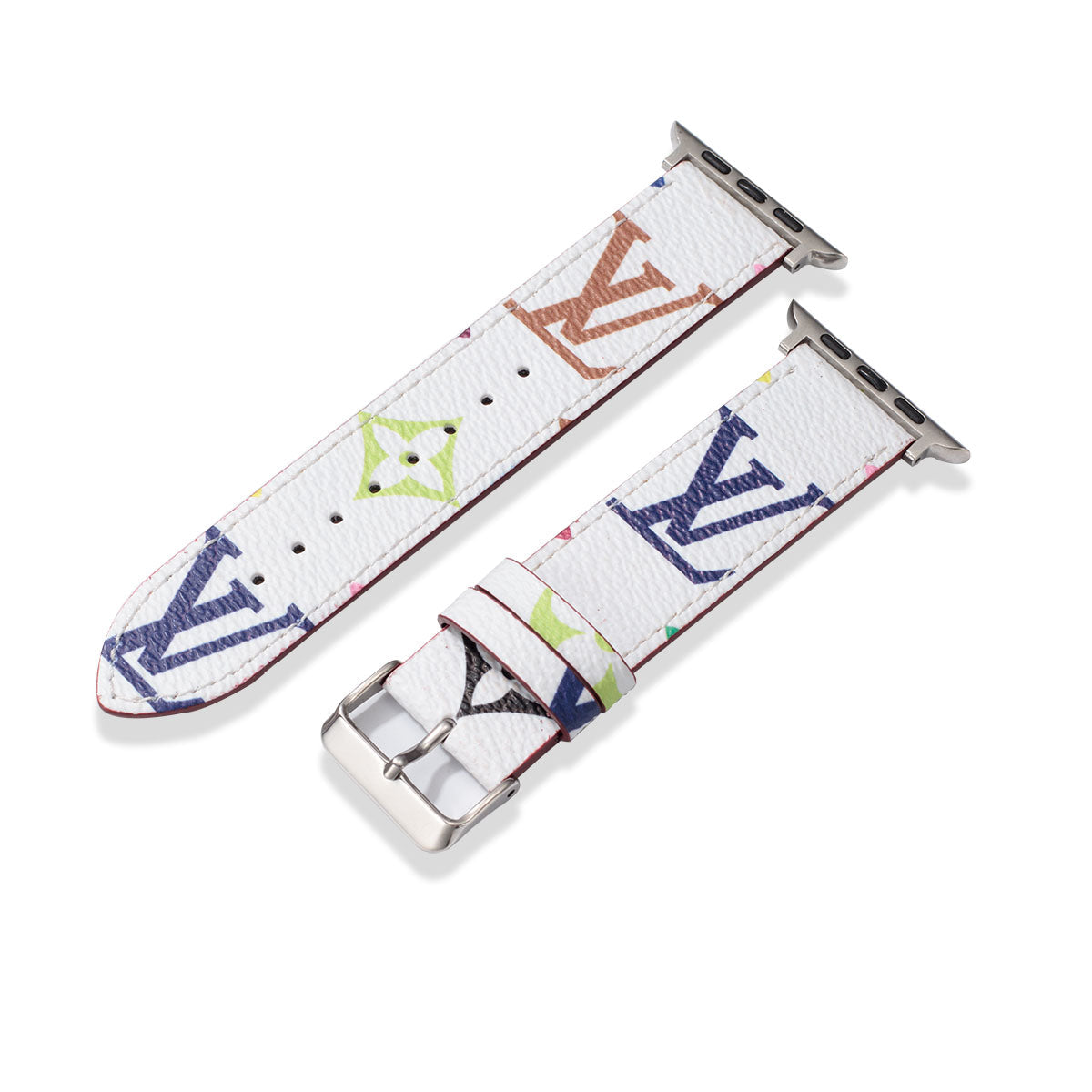 Læder Monogram Apple Watch Remme