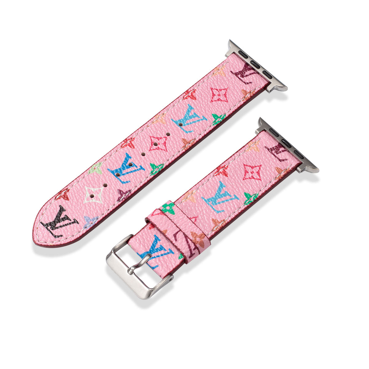 Læder Monogram Apple Watch Remme