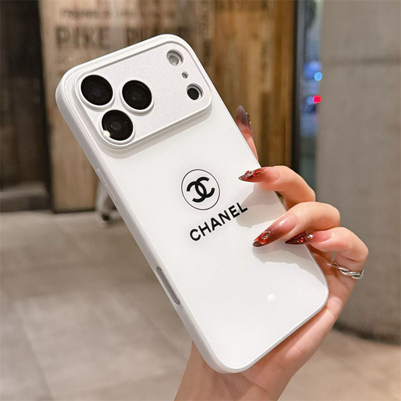 Klassisk Minimalist Luxe iPhone-etui – White Gloss Edition