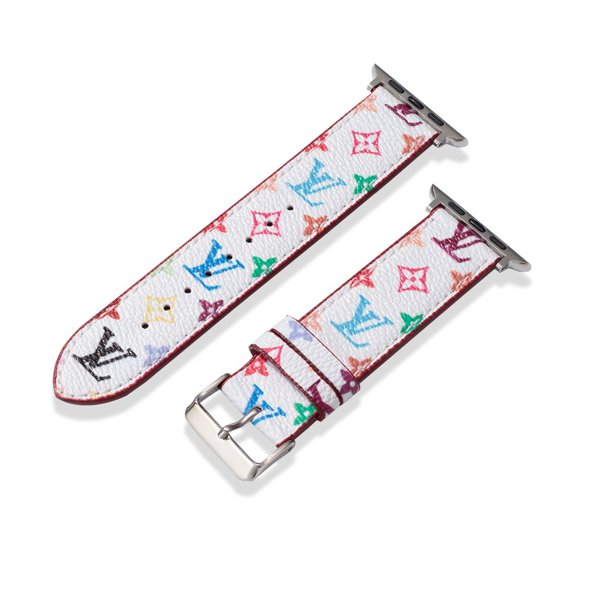 Læder Monogram Apple Watch Remme