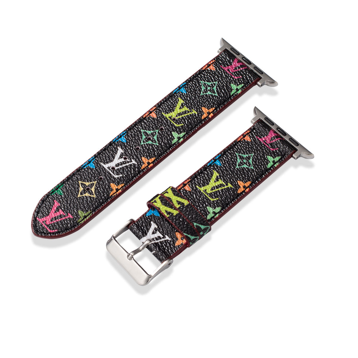 Læder Monogram Apple Watch Remme