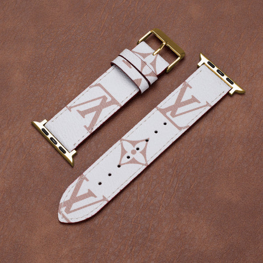 Δερμάτινο μονόγραμμα Apple Watch Bands