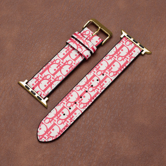Δερμάτινο μονόγραμμα Apple Watch Bands