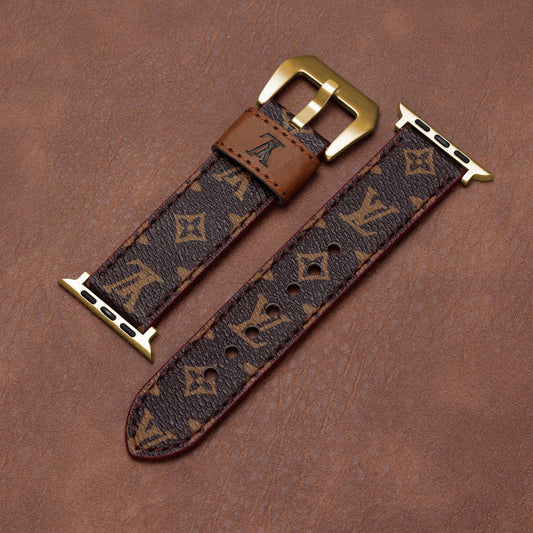 Δερμάτινο μονόγραμμα Apple Watch Bands