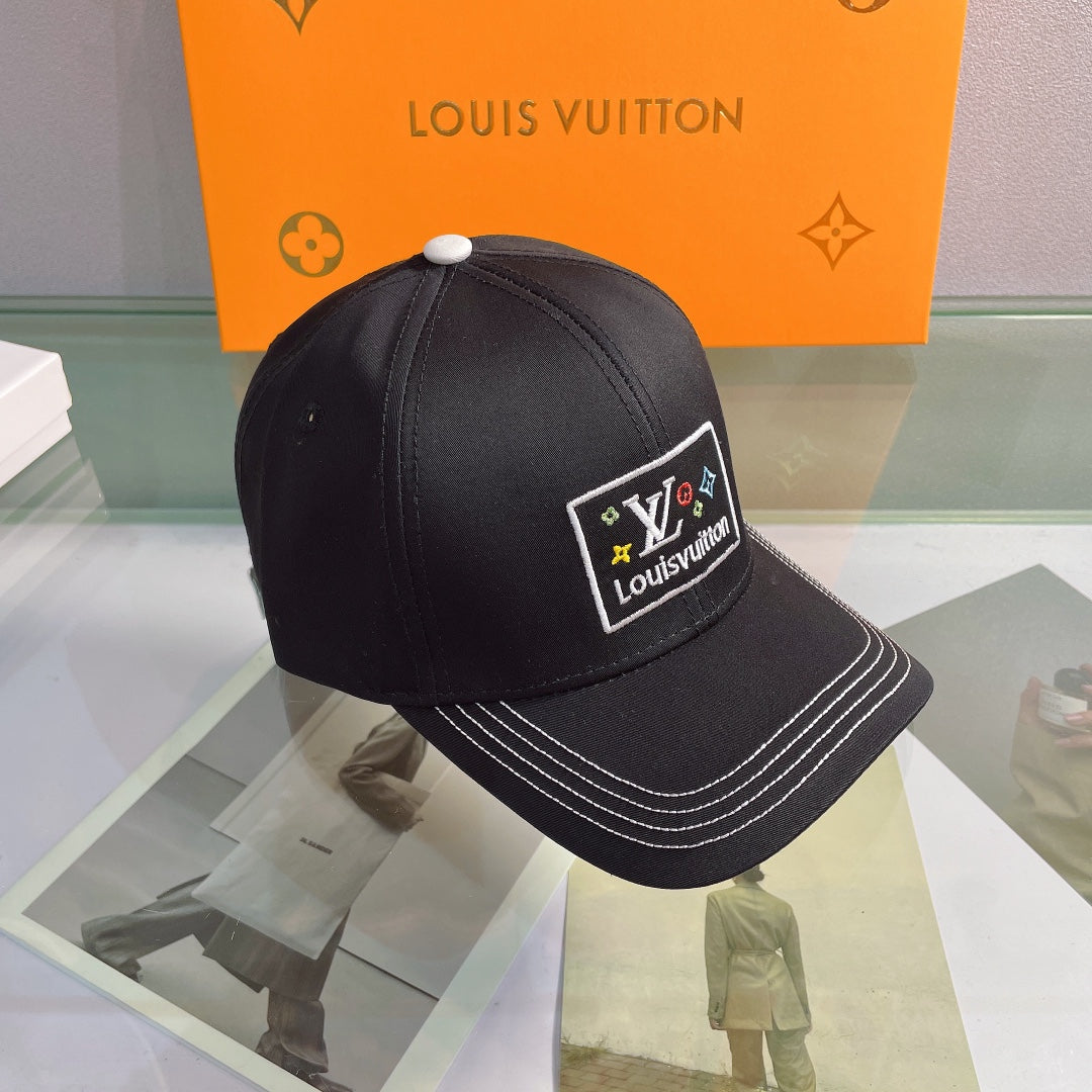 Luxuriöse Baseballkappe mit besticktem Monogramm | Luxuriöser Designerhut