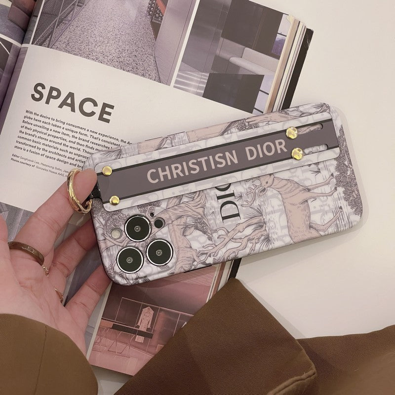 Modische, klassische iPhone-Hülle mit Armband