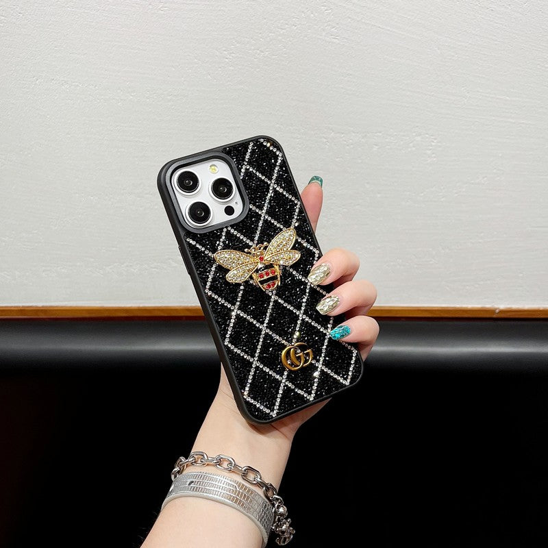 Premium Bee Diamond iPhone Case
