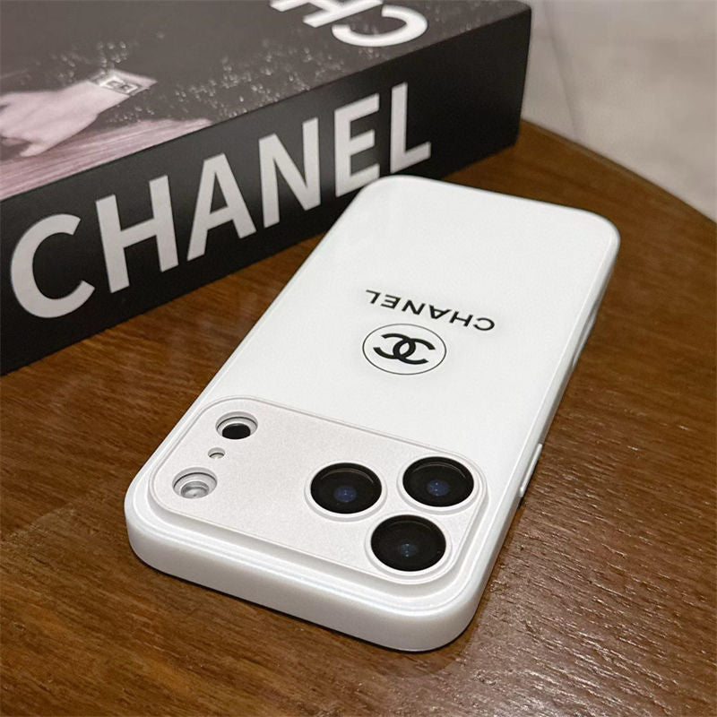 Klassisk Minimalist Luxe iPhone-etui – White Gloss Edition