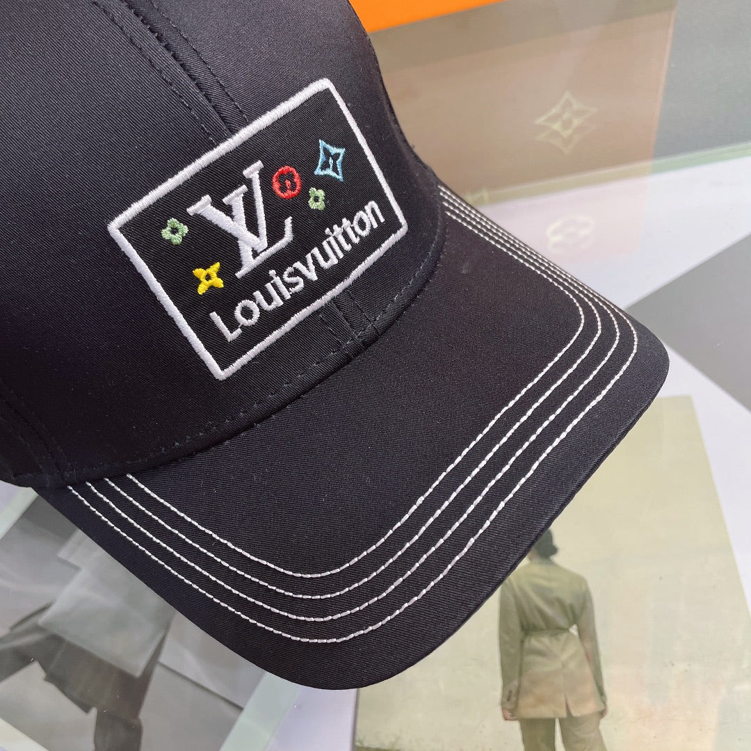 Luxuriöse Baseballkappe mit besticktem Monogramm | Luxuriöser Designerhut
