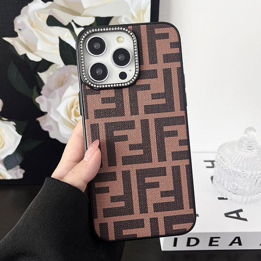 Luxe Fabric Sparkle ĉirkaŭa iPhone-kazo