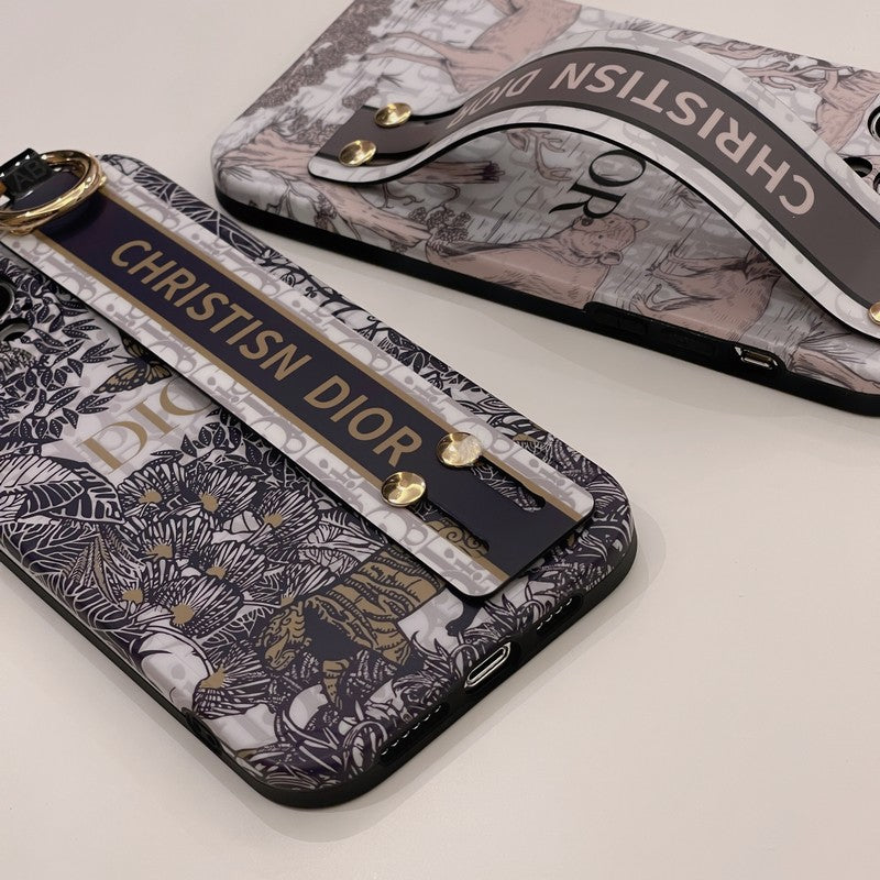 Modische, klassische iPhone-Hülle mit Armband