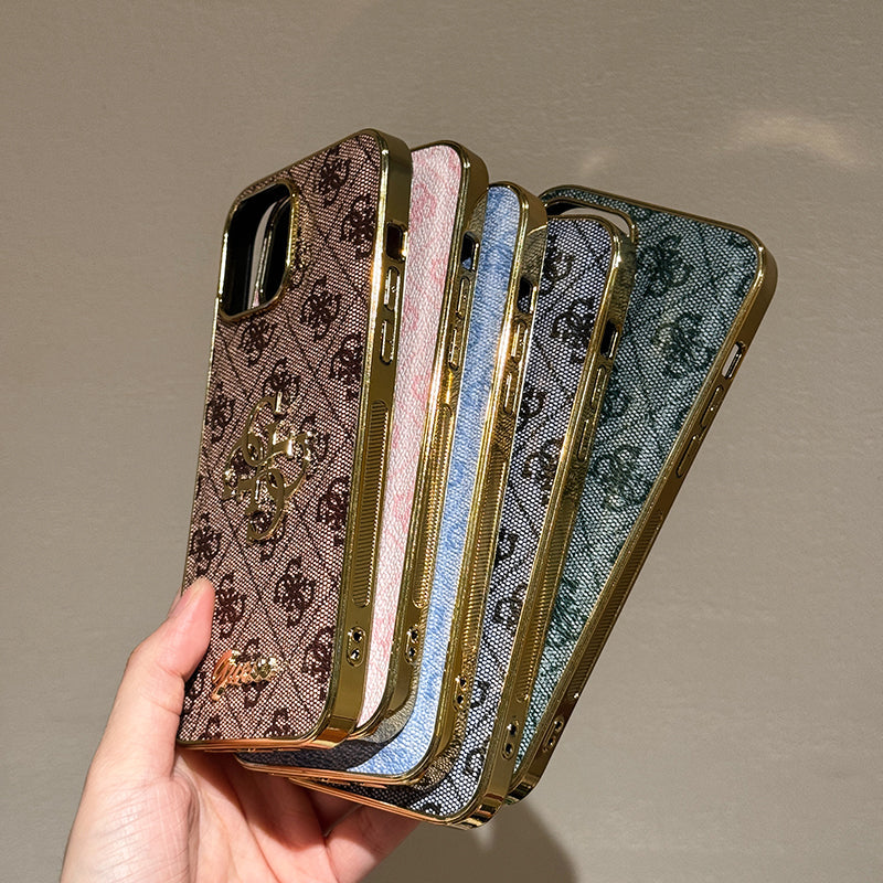 Gue Gold logós bőr iPhone tok