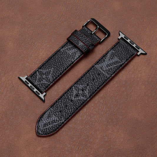 Δερμάτινο μονόγραμμα Apple Watch Bands