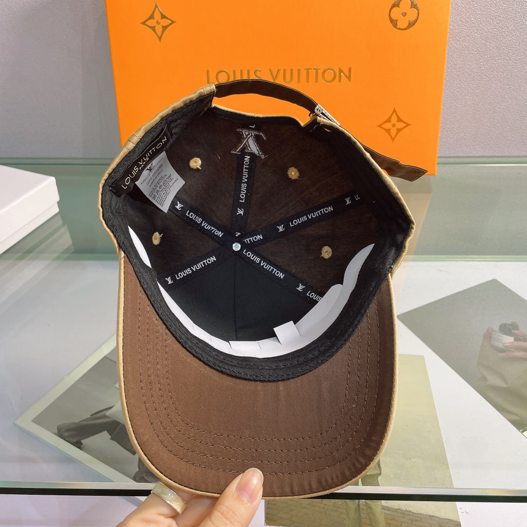 Luxuriöse Baseballkappe mit besticktem Monogramm | Luxuriöser Designerhut