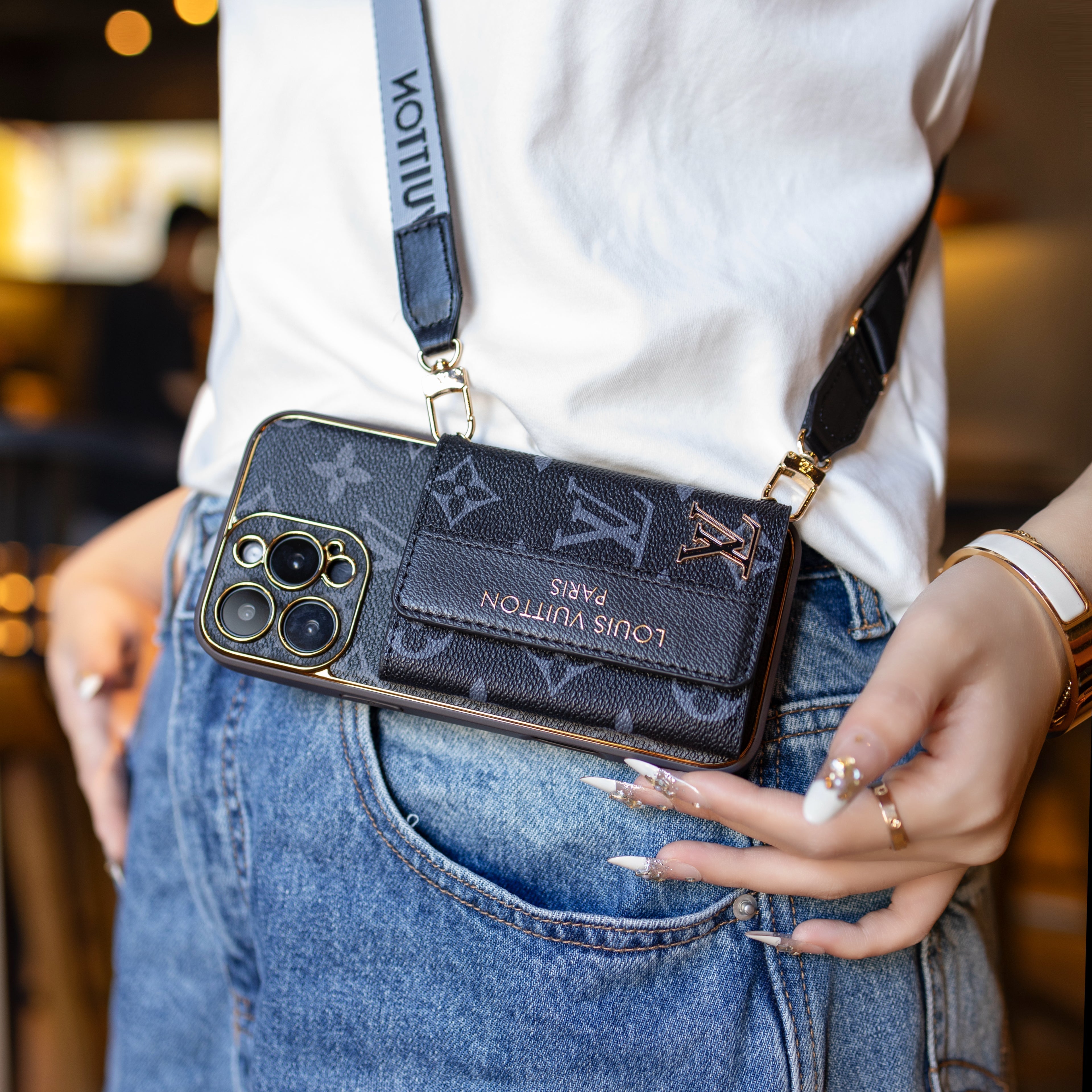 New Classic Luxury Card Holder Phone Case  02（）