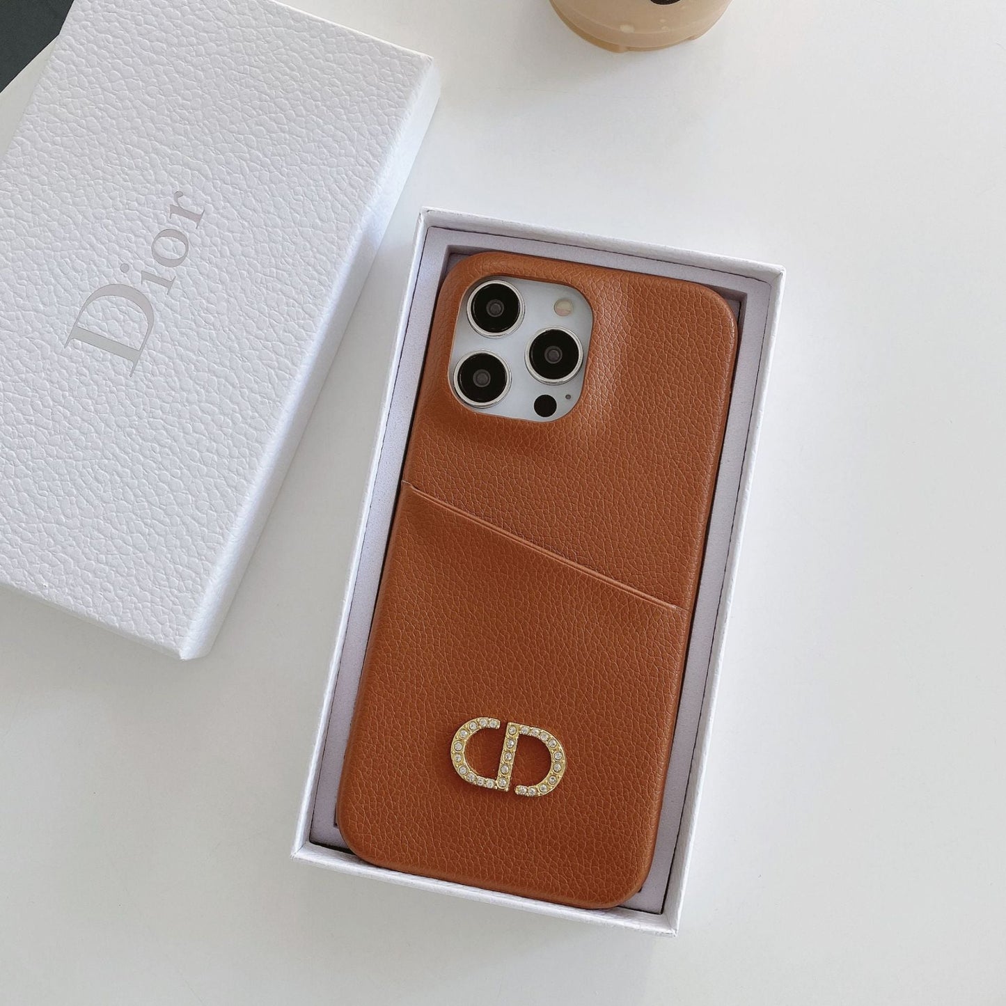 Modische iPhone-Hülle aus Leder