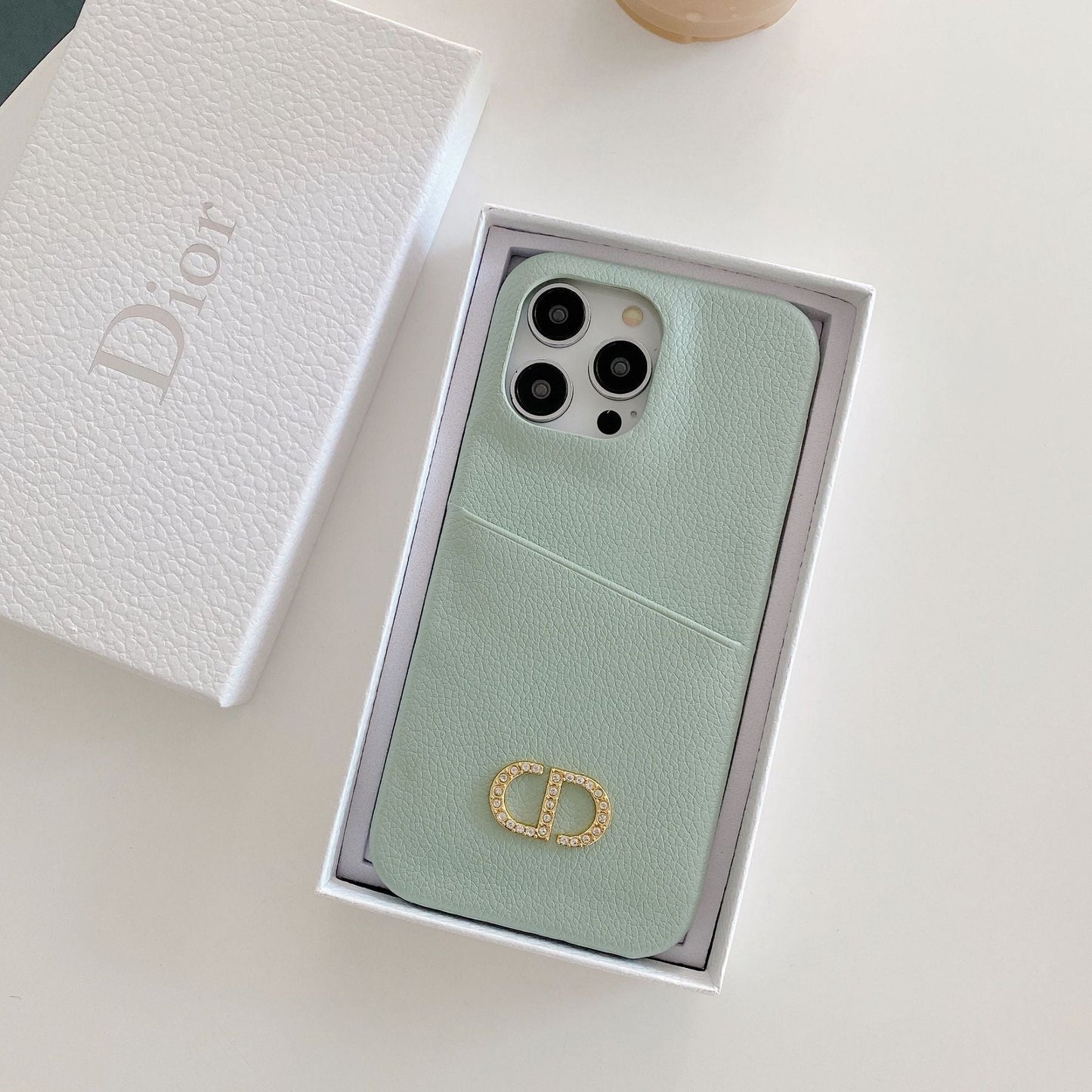 Modische iPhone-Hülle aus Leder