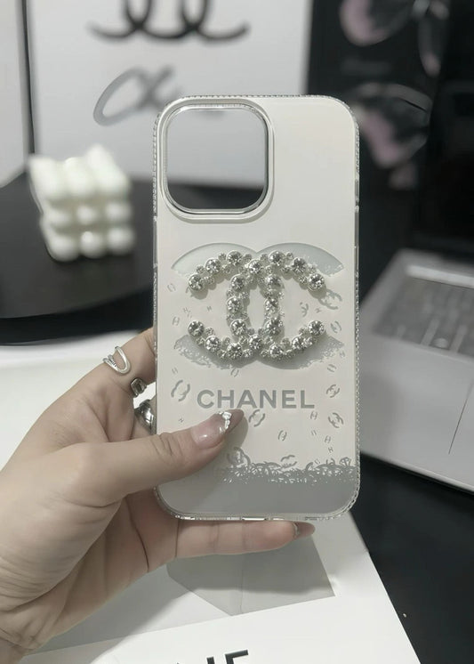 Elegant luksus krystal iPhone etui med armbåndsrem