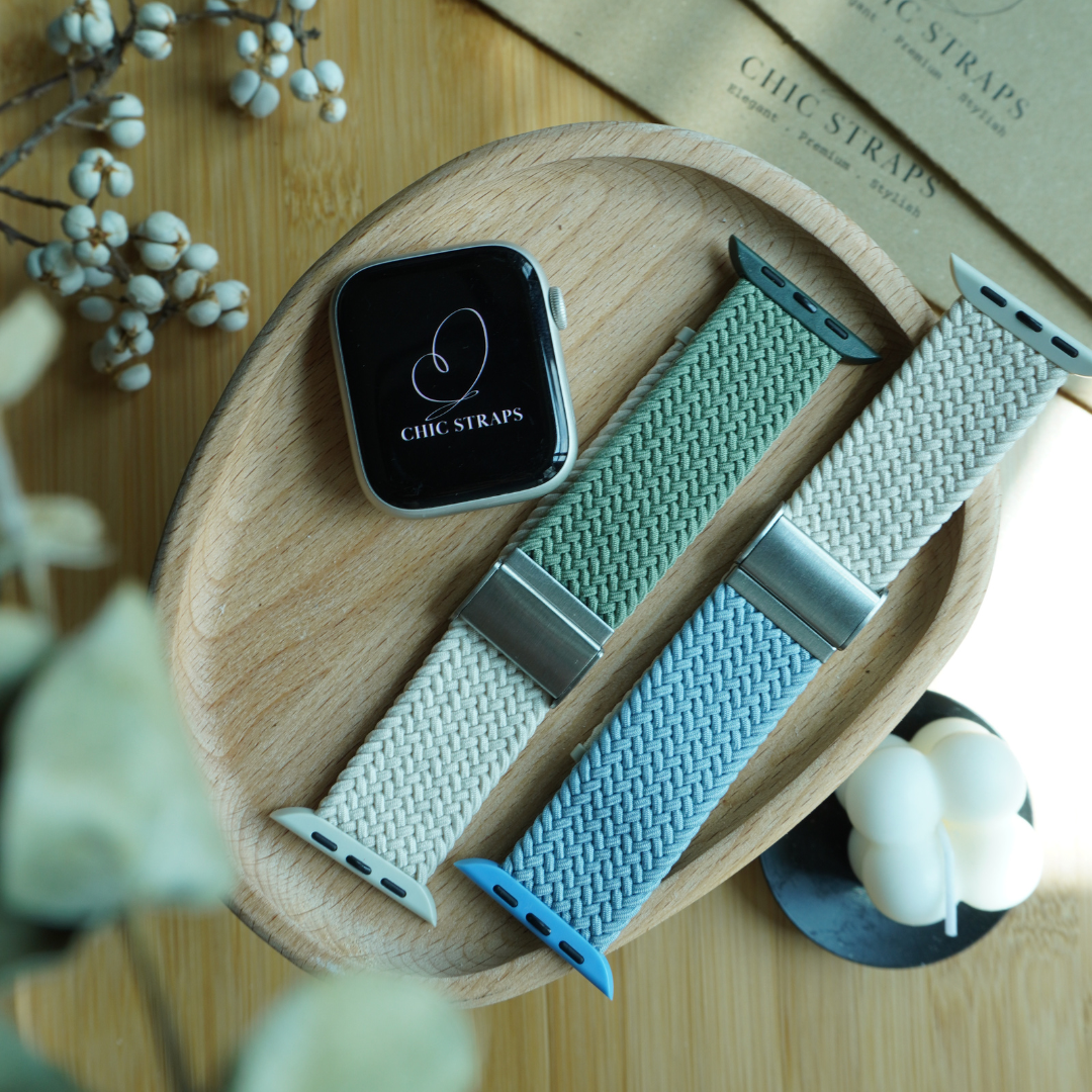Chevron-Nylonarmband