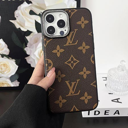 Luxe stoffen iPhone-hoesje met glitterrand