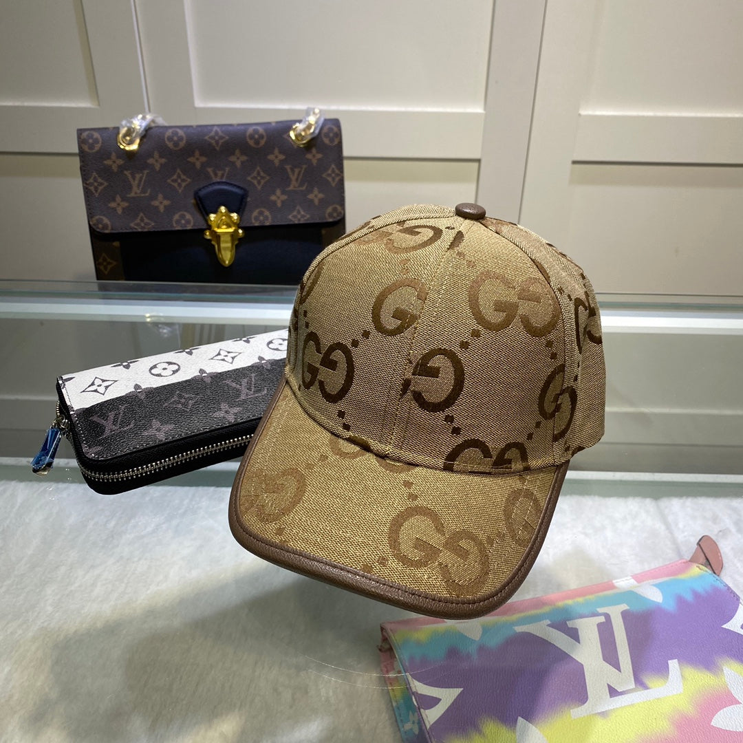 Klassisk Jumbo GG Canvas baseballhat