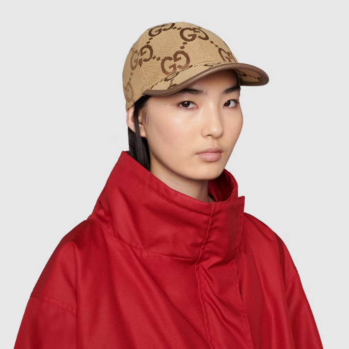 Klassisk Jumbo GG Canvas baseballhat