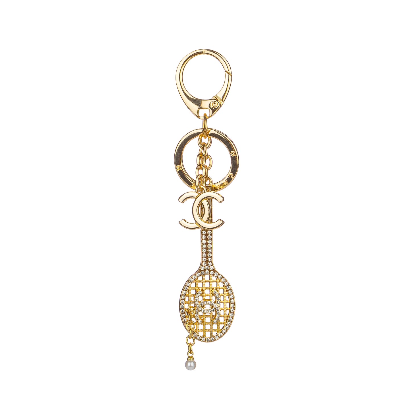 Luxury Lollipop Monogram Bag Charm Keychain