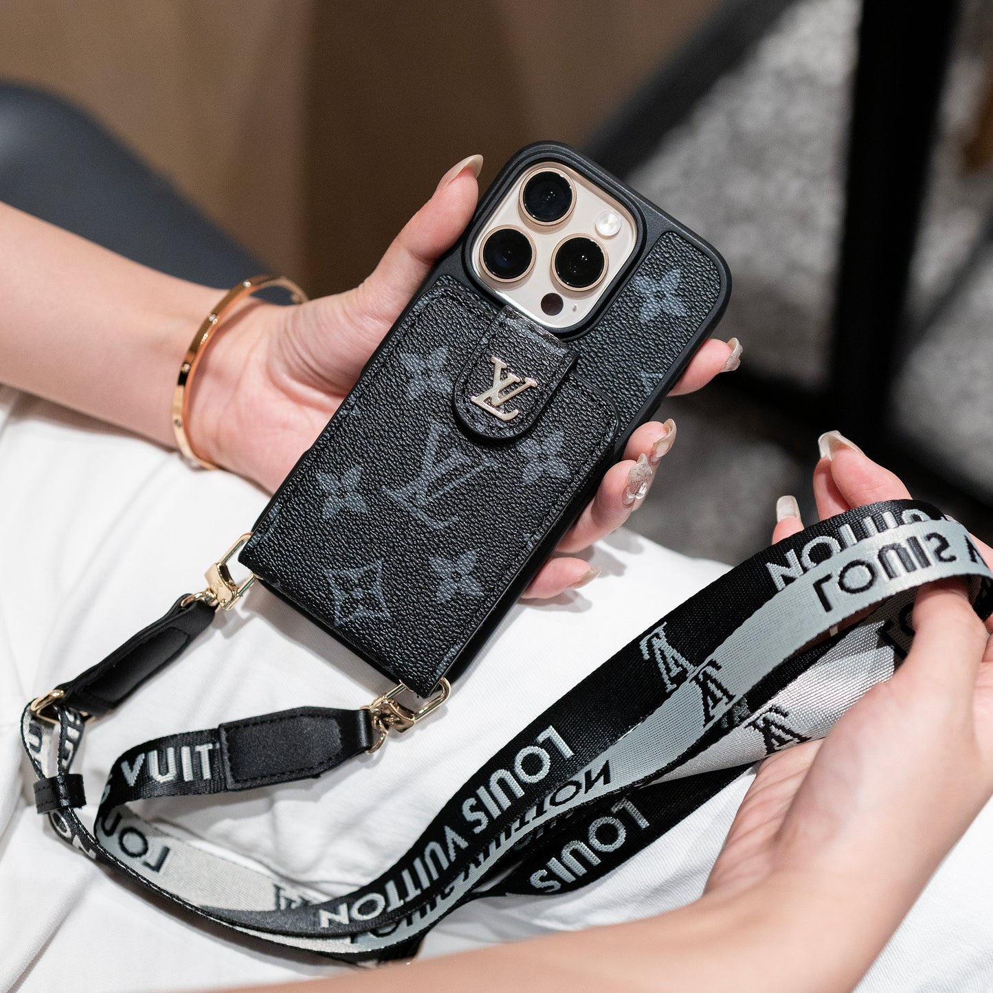 حافظة هاتف حاملة بطاقات فاخرة كلاسيكية جديدة 010