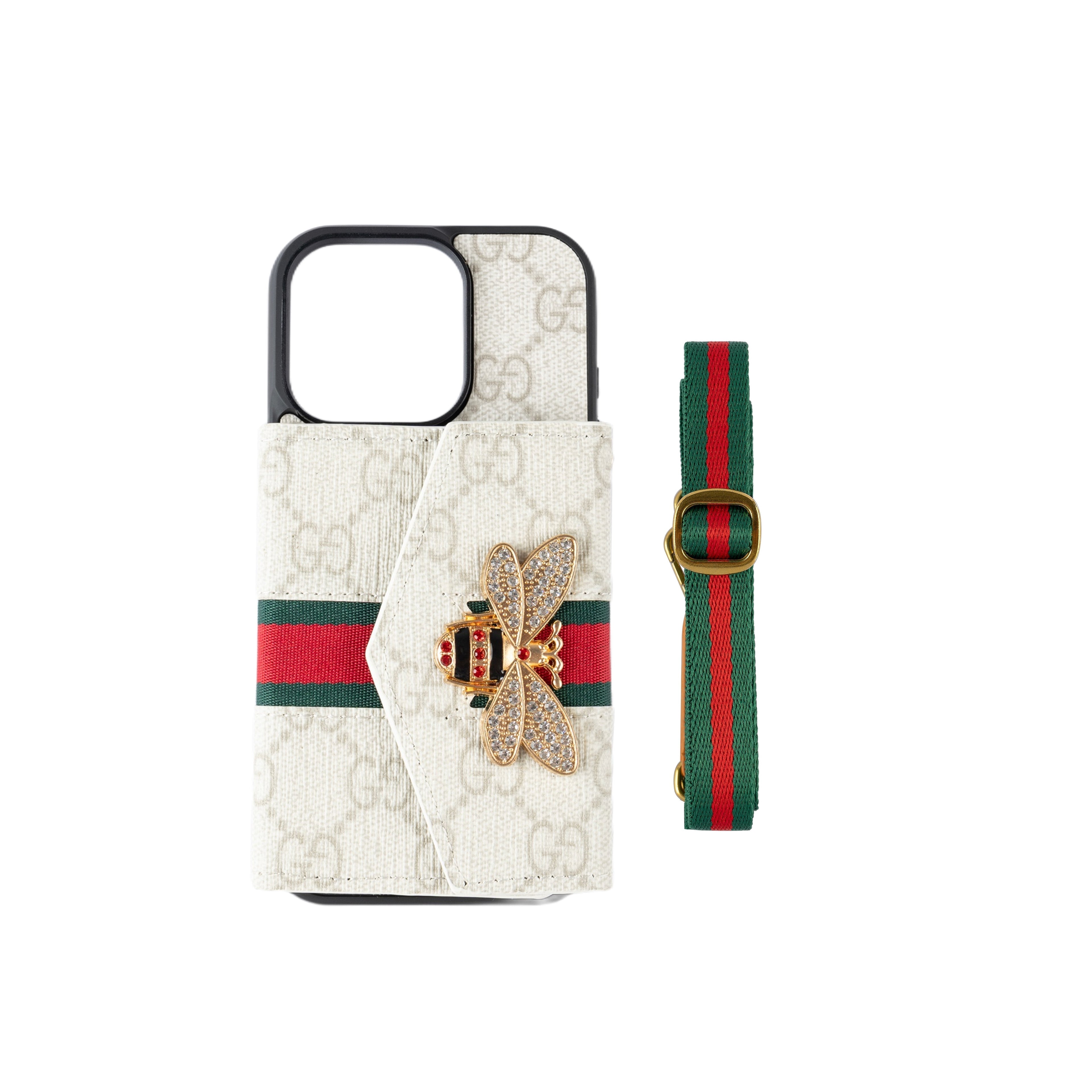 Premium Advanced Crossbody iPhone Case with Card Holder & Shoulder Strap