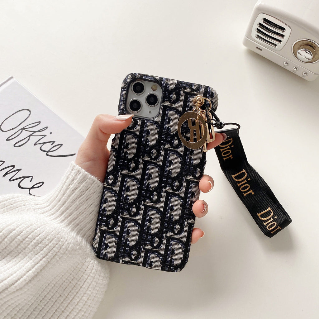 Fashion iPhone Case With Strap Black-GS240315