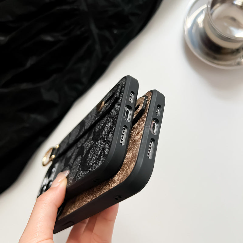Classic iPhone Case With Holder Coffee-SW240330
