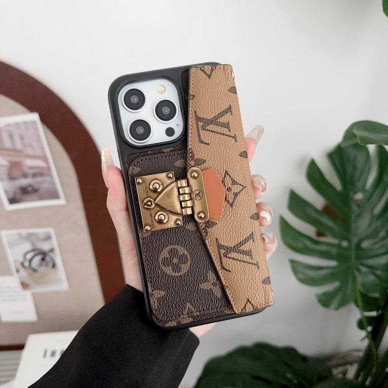 Θήκη για iPhone με αλυσίδα για κάρτα πολυτελείας
